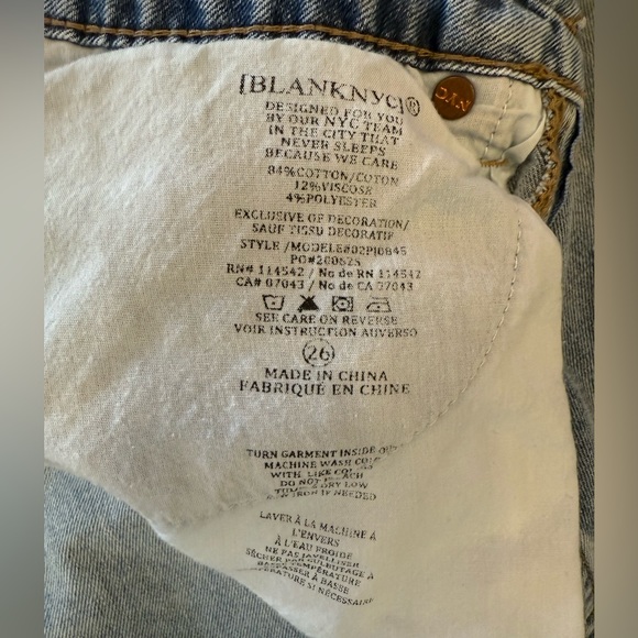 [BLANKNYC] Denim Maxi Skirt In My Mind Light Wash Size 26 - Picture 8 of 9